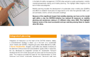 CIVITAS Highlight on mobility planning