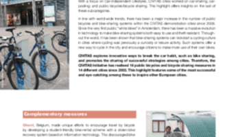 CIVITAS Highlight on public bikes and bike sharing