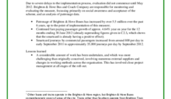 BHCC Multi-modal Ticketing: Deliverable Report