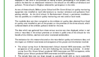 BHCC Emission VMS: Deliverable Report
