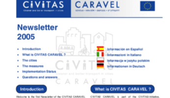 CIVITAS CARAVEL Newsletter No. 1