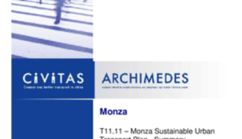 Monza Sustainable Urban Transport Plan - Summary