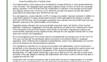 Measure Result - Efficient goods distribution in Donostia San Sebastian