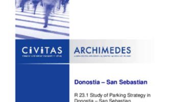 Study of Parking Strategy in Donostia-San Sebastián