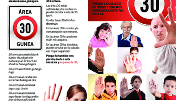 Brochure to inform citizens about new 30 kilometer zones