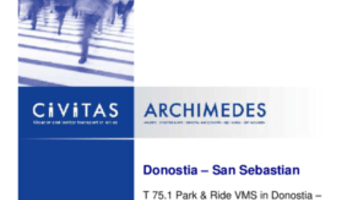 Park & Ride VMS in Donostia – San Sebastian