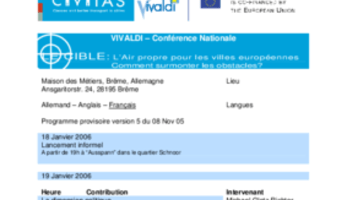 Programme in french