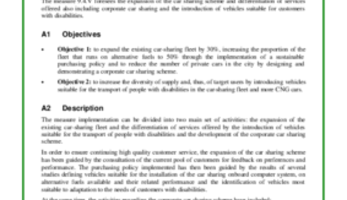 Measure Result - Expanding and diversifying the car-sharing scheme in Venice