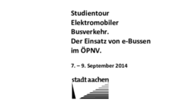 Agenda eBus Studientour