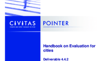 Handbook on Evaluation for cities
