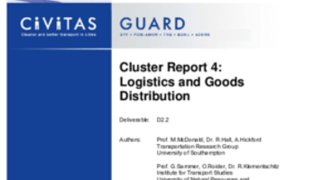 Cluster Report 4: Logistics and Goods Distribution