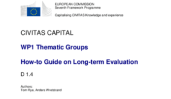 How-to guide on long-term evaluation