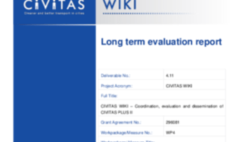 Long term evaluation report