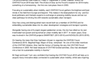 CIVITAS Forum 2019 Host Revealed - Press Release