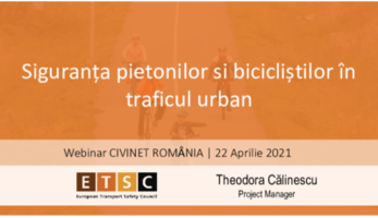 CIVINET Romania Webinar - Siguranta in traficul urban CIVINET Romania Webinar - Siguranta in traficul urban