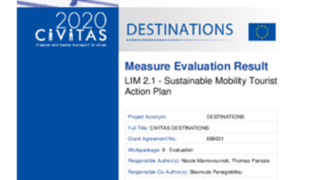LIM 2.1 - Sustainable Mobility Tourist Action Plan MER