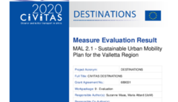 MAL 2.1 - Sustainable Urban Mobility Plan for the Valletta Region - MER