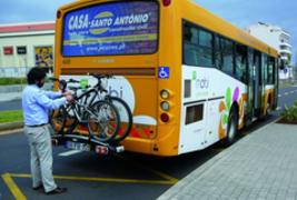 Funchal bus and bike bike racks