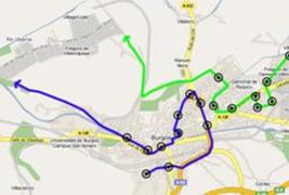 Collective mobility services for target users in Burgos